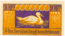 Brehna (heute: Sandersdorf-Brehna) - Stadt - Juli 1921 - 10 Pfennig 