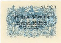 Buttstädt - Stadt - 1917 - 50 Pfennig 