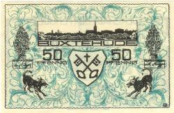 Buxtehude - Stadt - - 1.10.1920 - 50 Pfennig 