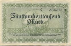 Crimmitschau - Stadt - 18.8.1923 - 500000 Mark 