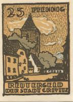 Crivitz - Stadt - - 31.5.1922 - 25 Pfennig 