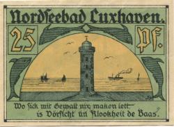 Cuxhaven - Stadt - März 1921 - 25 Pfennig 