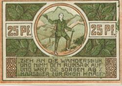 Dermbach - Gemeinde - 1.1.1921 - 25 Pfennig 