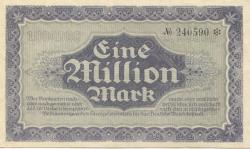 Dresden - Sächsische Bank - 18.8.1923 - 1 Million Mark 