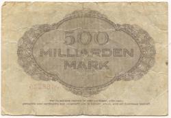 Dresden-Neustadt - Amtshauptmannschaft - 8.11.1923 - 500 Milliarden Mark 