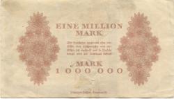 Dresden-Neustadt - Amtshauptmannschaft - 14.8.1923 - 1 Million Mark 