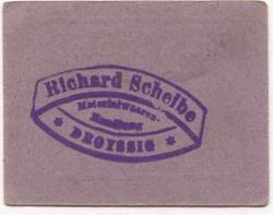 Droyßig - Scheibe, Richard, Materialwarenhandlung - -- - 60 Pfennig 