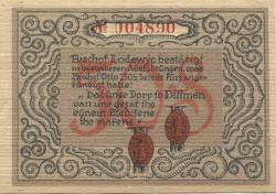 Dülmen - Stadt - 1.12.1921 - 50 Pfennig 