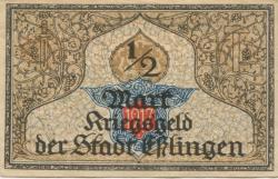 Esslingen - Stadt - 1917 - 1.9.1919 - 50 Pfennig 