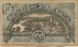 Eutin - Stadt - Dezember 1920 - 100 Pfennig 