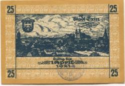 Exin (heute: PL-Kcynia) - Stadt - 1.11.1918 - 1.4.1921 - 25 Pfennig 