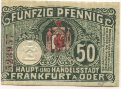 Frankfurt - Stadt - 8.11.1919 - 50 Pfennig 