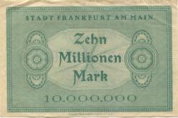 Frankfurt - Stadt - 15.8.1923 - 10 Millionen Mark 