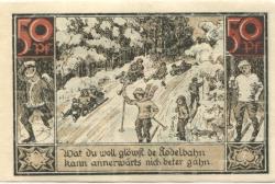 Fürstenberg - Stadt - 1.8.1921 - 50 Pfennig 