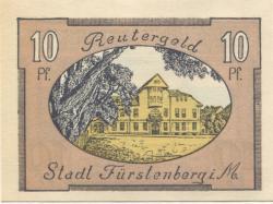 Fürstenberg - Stadt - - 31.5.1922 - 10 Pfennig 