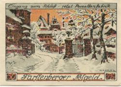 Fürstenberg -Gemeinde - 1.12.1921 - 50 Pfennig 