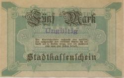 Fürstenwalde - Stadt - 3.12.1918 - 1.2.1919 - 5 Mark 