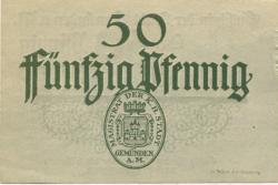 Gemünden - Stadt - -- - 50 Pfennig 