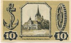 Gollnow (heute: PL-Goleniow) - Stadt - 15.2.1921 - 10 Pfennig 