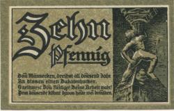 Goslar - Stadt - Juni 1920 - 1.6.1923 - 10 Pfennig 