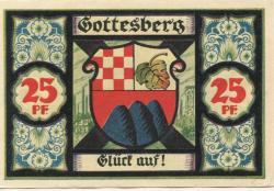 Gottesberg (heute: PL-Boguszow) - Stadt - 1921 - 25 Pfennig 