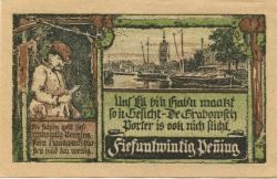 Grabow - Stadt - - 31.12.1922 - 25 Pfennig 