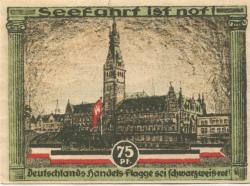 Hamburg - Kultur- und Sportwoche, Finanzausschuss und Geschäftsführung - 12.8.1921/24.8.1921 - 1.10.1921 - 75 Pfennig 