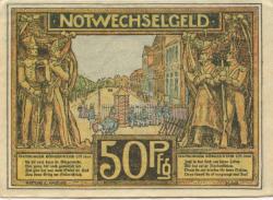 Hamburg - Verein Hamburger Gastwirte von 1871 - - 31.12.1921 - 50 Pfennig 