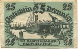 Harburg - Handelskammer - - 1.10.1920 - 25 Pfennig 