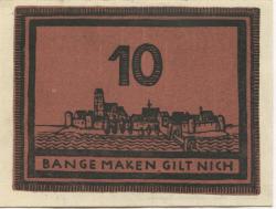 Haselünne - Stadt - 1.7.1921 - 10 Pfennig 