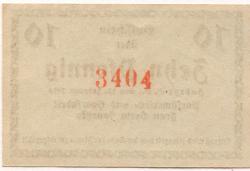 Hindenburg (heute: PL-Zabrze) - Jonetzko, Berta, Parfümerien- und Haarfabrik - 15.2.1915 - 10 Pfennig 