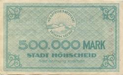 Höhscheid (heute: Solingen) - Stadt - 7.8.1923 - 500000 Mark 