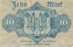 Hof - Stadt - 9.11.1918 - 1.2.1919 - 10 Mark 