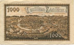 Hof - Stadt - 8.10.1922 - 1000 Mark 