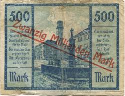 Hof - Stadt - 31.10.1923 - 20 Milliarden Mark 