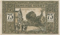 Husby - Gemeinde - - 15.12.1921 - 75 Pfennig 