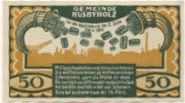 Husbyholz (heute: Husby) - Gemeinde - 1.7.1921 - 31.12.1921 - 50 Pfennig 