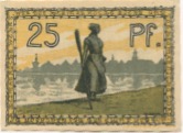 Husum - Stadt - -- - 25 Pfennig 