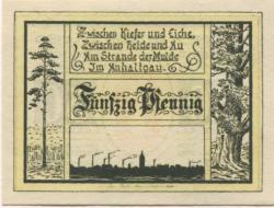 Jeßnitz - Stadt - 1921 - 50 Pfennig 