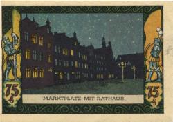 Kahla - Stadt - 1.11.1921 - 31.3.1922 - 75 Pfennig 