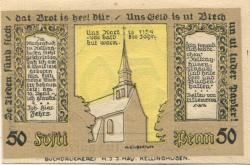 Kellinghusen - Stadt - 6.8.1920 - 50 Pfennig 