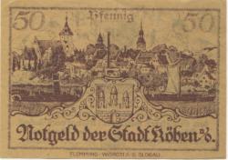 Köben (heute: PL-Rudnia) - Stadt - 24.12.1920 - 50 Pfennig 