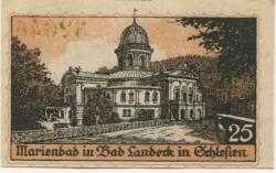 Landeck (heute: PL-Ladek Zdroj) - Stadt - 11.3.1921 - 25 Pfennig 