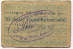 Landeshut (heute: PL-Kamienna Góra) - Hamburger, Albert, Mechanische Leinen-Weberei - August 1920 - 10 Pfennig 