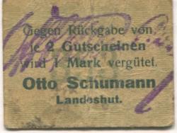 Landeshut (heute: PL-Kamienna Góra) - Schumann, Otto - -- - 50 Pfennig 