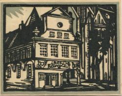 Lübeck - Vereinigung zur Kunstpflege - - 30.10.1921 - 1 Mark 