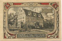 Malchow - Stadt - -- - 75 Pfennig 
