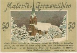 Malente-Gremsmühlen - Gemeinde - 1.6.1921 - 50 Pfennig 