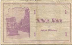 Miltenberg - Stadt - 22.9.1923 - 1 Billion Mark 