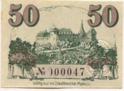 Mylau - Stadt - -- - 50 Pfennig 
